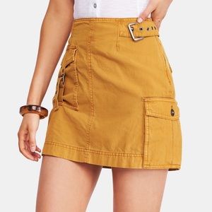 Free People Erika Utility Skirt